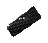 Flkiglm Estuche Divertido para Niños | Organizador De Papelería con Gran Capacidad Y Cremallera, Organizador De Bolígrafos,para El Aula Estudiante Profesor Adolescentes, Negro, Ver descripción