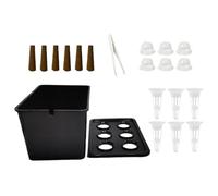 Flkiglm Hidropónico | Equipo De Cultivo para Principiantes,Kit De Siembra Hidropónica para Interior,para Balcón, Jardín, Hotel, Apartamento, Verduras, Frutas, Flores