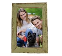 Flkiglm Marco de fotos retro - Marco de fotos vintage, aspecto antiguo, 7,6 x 12,7 cm, de fotos para mesa y decoración de pared en el salón, dormitorio