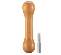 Flkiglm Shibori - Herramienta para colorear tendón con conector, accesorio de madera hecho a mano para teñir arte de tela decoración textil