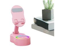Flkiglm Soporte para Teléfono Móvil con Altavoz, Soporte De Audio Inalámbrico con Luz, Soporte para Tableta Que Reproduce Sonido para Ver Videos Grabar Ver Películas Escuchar Música