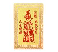 Flkiglm Tarjeta Tai Sui China - Suerte Riqueza Prosperidad - Tarjeta para Billetera Año del Caballo - para Dormitorio Mesita de Noche Viaje Familia Amigos Colegas Coleccionistas