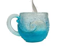Flkiglm Tazas De Café Playa - Contenedor De Té De 355 Ml,Vaso Café Taza - Para Bar Cocina Hogar Cafetería