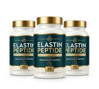 FLKWOP Péptidos de Elastina, Fórmula de Ajuste de Elastina para la Piel, Complejo de Proteína Marina, Apoyo Nutricional Diario para la Piel, 60 Unidades