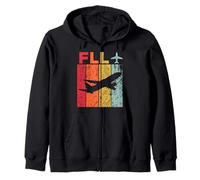 FLL Aeropuerto de Fort Lauderdale Hollywood Sudadera con Capucha
