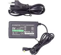 FLLAGG20 | 1X Cargador Compatible con PSP | Negro, Enchufe Europeo | Entrada 100-240 V, Salida 5 V 1 A, Compatible con PSP 1000 2000 3000 Street | Fuente de alimentación Charger Power Adapter
