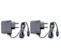 FLLAGG20 2X Cargador Portatil Compatible con Nintendo DS Lite nds Consola Cable Charger Adapter Fuente de Alimentación