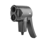 Fllyvly Cabezal de Bomba Universal para Bomba de Aire, Bomba de pie, Bomba de Bicicleta, Cabezal Doble, Compatible con Beto, Radkoo - Doble Cabezal con Palanca de Bloqueo,Bombas de Repuesto (1)