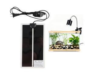 Fllyvly Calentador para terrario, 15 x 28 cm,Impermeable y Resistente a la Humedad, Temperatura Ajustable,Nota: Este es un Enchufe de especificación China Requiere una regleta Universal para su Uso.