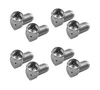 Fllyvly Pack de 8 Adaptadores de Ángulo Satélite 90° para Cable Coaxial - F-Adaptador de F-Enchufe a F-Conector, para Montaje en Pared de TV, conector antena tv,Compatible con SAT/DVB-T/VHF