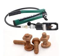FLNOZAMZ Herramienta cortadora de Tuercas hidráulica, divididor de Tuercas, Herramienta para la eliminación de Tuercas oxidadas, rotas, dañadas o atascadas con Cuchilla. (12t)