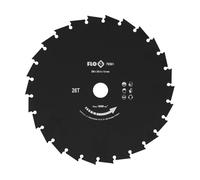 Yato Hoja de arranque para desbrozadora 255 mm (25,5 cm) 25,4 mm, 26 dientes, acero al carbono macizo