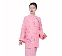 FloAPa Mujer Marciales Ropa China De Kung Fu Algodón Y Lino Uniforme De Artes Marciales para Kungfu Taichi Zen Meditación Artes Marciales ala Chun,003,M