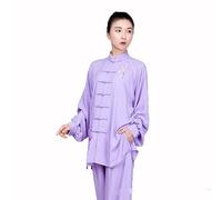 FloAPa Mujer Marciales Ropa China De Kung Fu Algodón Y Lino Uniforme De Artes Marciales para Kungfu Taichi Zen Meditación Artes Marciales ala Chun,001,M