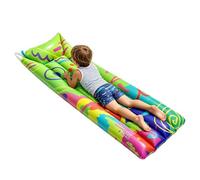 Float Ease Mat, Portable Pool Float Foldable Hammock Water Pad System, Multi Purpose Floating Lounge Bed, Lightweight Sturdy Summer Gear for Minimal Outdoors Style Travel Use