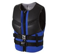 Float Jacket Adult Neoprene Swimming Safety Float Jacket with Adjustable Belt for Water Sports Surfing Fishing Rafting Kayaking Boating Canoeing Sailing Outdoor Safety Gear(Blue,S)