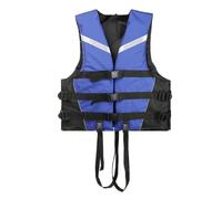 Float Jacket Adult Portable Buoyancy Float Jacket Swimming Training Float Jacket for Boat Drifting Sea Fishing Water Sports Boating Kayaking Surfing Canoeing Rafting Safety Gear(Blue,3XL)