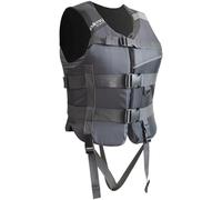 Float Jacket Adult Safety Vest Lightweight Buoyancy Breathable Swim Float Jacket for Sea Fishing Boating Kayak Water Sports Swimming Surfing Canoeing Rafting Outdoor Safety Gear(Grey,3XL)