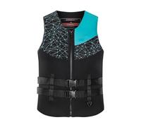 Float Jacket Professional Fishing Buoyant Float Jacket for Adult Swimming Water Sports Kayaking Boating Surfing Sailing Safety Gear Adjustable Neoprene Buoyancy Aid Vest(Blue,XS)