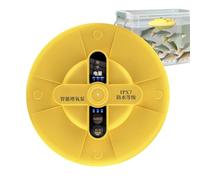 Float Pump Portable Oxygen Pump, Rechargeable Oxygenator for Fishing, ABS Pool, Travel, and Home Use, Ideal for Bait Buckets, Aquariums, and Power Outages, 5.12x5.12x1.85 Inches