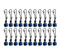 Float Space Beans Feeder Bead Link Swivels Quick Change For Carp Match Pole Fishing Sea Tackle Connectors Blue Black 23mm Pack of 30 Pieces(8#(30 & # x0003/30))