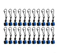 Float Space Beans Feeder Bead Link Swivels Quick Change For Carp Match Pole Fishing Sea Tackle Connectors Blue Black 23mm Pack of 30 Pieces(8#(10 & # x2019/3))