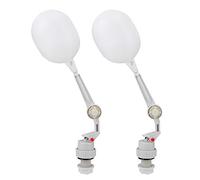 Float Valve for Water Tank | 2 Pack Plastic Auto Fill Valve for Horse Trough/Cattle Feeder | Adjustable Water Level Control, 12.6 Inch, G1 / 2 Thread