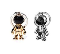 Floatdream 2 Piezas Llavero de Astronauta Encanto, Colgante Astronauta, Llaveros para Parejas de Metal, Se Utiliza Como Dije de Bolso, Colgante de Decoración