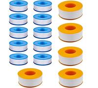 Floatdream 20 Piezas Rosca de PTFE, Cinta PTFE para Sellar Roscas, Cinta de Sellado Industrial Ancha PTFE, para Cinta Selladora de Roscas de Aire y Agua, Junta de Grifo de Apertura Rápida (2 Colores)
