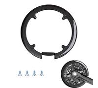 Floatdream Cubre Plato Bicicleta, Cubrecadena Plástico Bicicleta, Disco Cubrecadena 8 Agujeros, para 42 44 Dientes Bicicleta Mountain Bike (Negro)