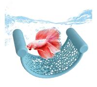 Floating Aquarium Betta Hammock | Nano Fish Shrimp Rest 3D Printed Food Grade Habitat Perch 8×4.3×4.7cm 10g | Low Flow Tank Decoration Sleeping Enrichment Shelter Fish Shrimp Accessor