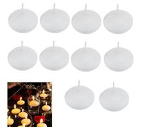 Floating candles,10 piezas Velas Flotantes sin Perfume,Velas Flotantes,Velas Decorativas Velas de Candelitas Cálidas Flotantes,para centros de mesa,para piscina,boda,fiesta