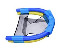 Floating Chair - Relaxing Water Comfort & Stability, Ergonomic Inflatable Backrest, 50cm X 43cm + Double Tube Support, Soft Polyester Foam Composition - For Lake & Summer Vacation