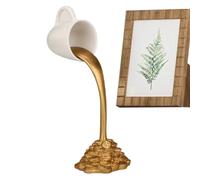 Floating Coffee Cup - 2.36x6.5in Resin Sculpture, Elegant Mug Decor, Creative Art Ornament | Coffee Cup Statue For Kitchen Studio Desk Decoration Home Cafe Display Gift Idea