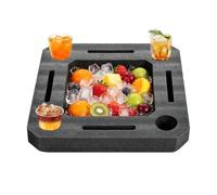 Floating Cup Holder for Pool Hot Tub Portable Tray Serving Storage