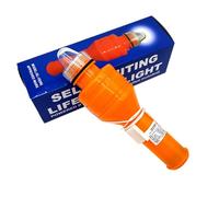 Floating Distress Lamp, Kayak Safety Light, Visual Signal Lamp, Boat LED Flasher, Floating Light, High-Visibility Floating LED Lifebuoy Light for Marine and Safety