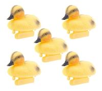 Floating Duck Decoy - 5 Pack PE Pond Decor | Waterproof Outdoor Statue | 5 Realistic Floating Duck Decoys In Durable PE. Non-sinking Pond Decor For Pools, Fountains, Or Gardens. Adds Charm To