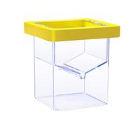 Floating Fish Breeder Box - Aquarium Isolation Hatching Box with Suction Cups | Fish Breeding, Acclimation & Incubation Hatchery for Baby Shrimp & Guppy