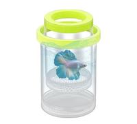 Floating Fish Breeding Box, Betta Incubator Separator, Clear Hatching Tank, Aquarium Breeder for Shrimp, Guppy, Effective and Safe Fish Hatchery Solution, 5.63x3.66 Inches
