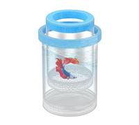 Floating Fish Breeding Box, Betta Incubator Separator, Clear Hatching Tank, Aquarium Breeder for Shrimp, Guppy, Effective and Safe Fish Hatchery Solution, 5.63x3.66 Inches