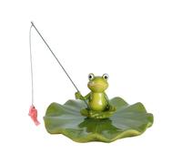 Floating Frog Figurine - Mini Pond Decoration Garden Sculpture | Aquarium Landscaping Water Feature | Courtyard Outdoor Ornament Floating Pond Accessories,for Patio Pool Aquarium Backyard Lawn Deck P