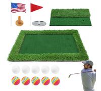 Floating Golf Green - Floating Putting Turf Game Set, Durable Practice Hitting Mat, Portable Training Equipment For Backyard Pool | Fun Outdoor Activity Golfers Improving Skills Party Family Gathering