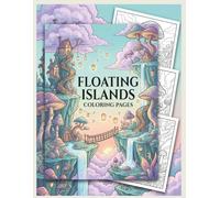 Floating Islands Coloring Pages: Surreal Fantasy Pages