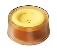 Floating Pet Feeding Station, Dog Water Dish, 1200ml Anti Splash Bowl, Slow Feed Water Dispenser, No Spill Drinking Bowl for Home Hydration Solution Small Medium Large Apartment Travel Camping