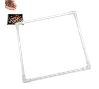 Floating Plant Ring, Aquarium Square Corral Set, Transparent Thick Frame with Containment Barrier Design, Durable Aquatic Safe Material, Clear Minimal Style Finish, Tank Use for Plant Control