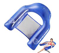Floating Pool Chair | Foldable Seat Floats for Adults Swimming Water Lounger with Cup Holder Beach Summer Outdoor