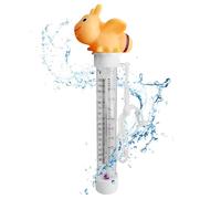 Floating Pool Gauge, Cartoon Temperature Meter, Double Scale Display, Easy Read Floating Tool, Waterproof Build, Accurate Temp Reader, Perfect for Swimming, Bathing, Pond, Lake, Aquarium, 21x6x5cm