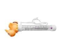 Floating Pool Gauge, Cartoon Water Thermometer, Double Scale Temperature Display, Floating Design, Perfect for Bathtub Aquarium Pond Swimming Pool Lake Bathing Use, 21x6x5cm Purple Orange Yellow