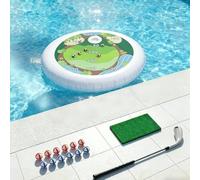 Floating Pool Golf - Inflatable Water Golf Game, Fun Floating Summer Pool Toy with Golf-Ball Set for Kids, Boys, Girls, Family Beach, Lake, Backyard, Garden, Birthday Party Water Games, Gift