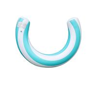 Floating Pool Noodle, PVC Leakproof Swim Float, U Shape Inflatable Raft with Beach Lake River Use, Adult Pool Float with Outdoor Summer Vacation Fit, Water Game Floatie for Travel Camping Swimming